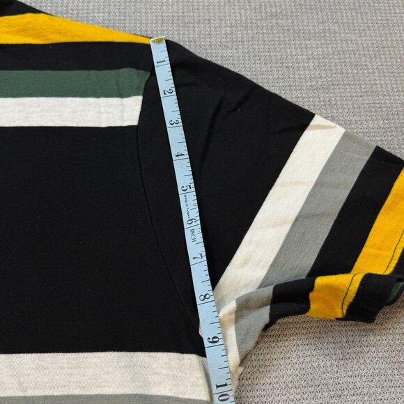Primitive Skateboarding Striped Short-Sleeve T-Shirt Multicolor Top Mens Medium - Picture 8 of 9